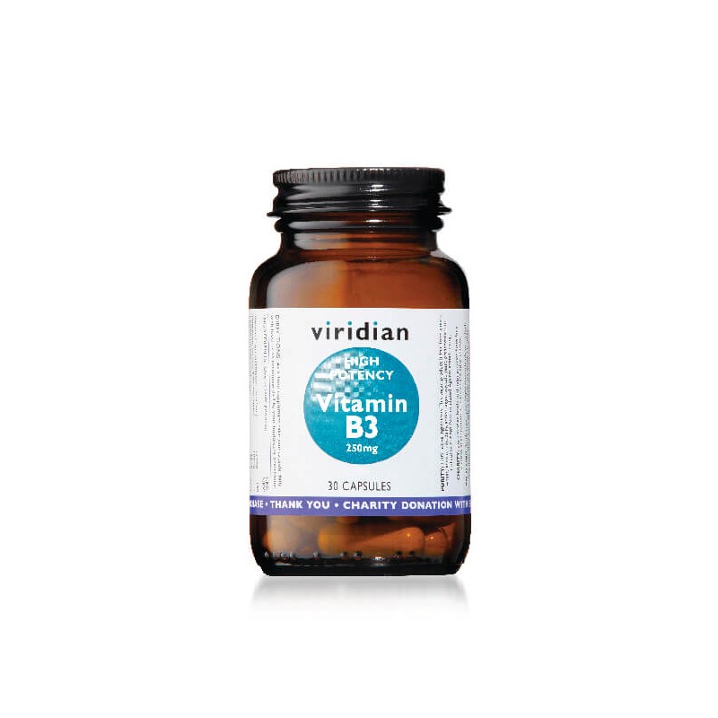 Vitaminas B3 250 mg „High Potency Vitamin B3“, kapsulės N30