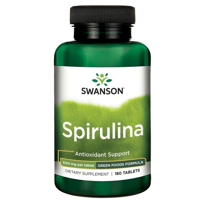 SWANSON Spirulina 500 mg, tabletės N180