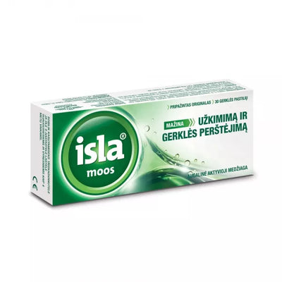 Isla Moos pastilės N30