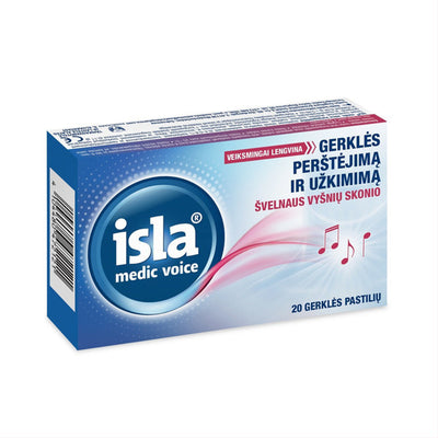 Isla Medic Voice pastilės N20