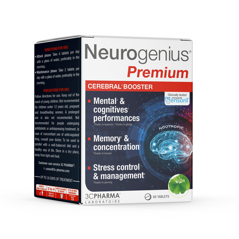 3C PHARMA Neurogenius Premium, tabletės N60