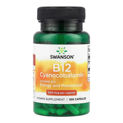 SWANSON Vitaminas B12 kapsulės N100