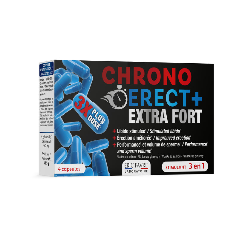 3C PHARMA Chrono Erect Extra Fort potencijai, kapsulės N4