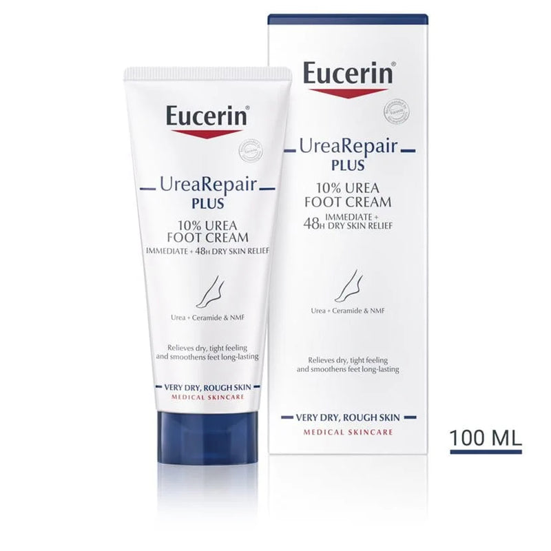 EUCERIN UreaRepair Plus pėdų kremas su 10 % šlapalo, 100ml, nuotrauka Nr. 1