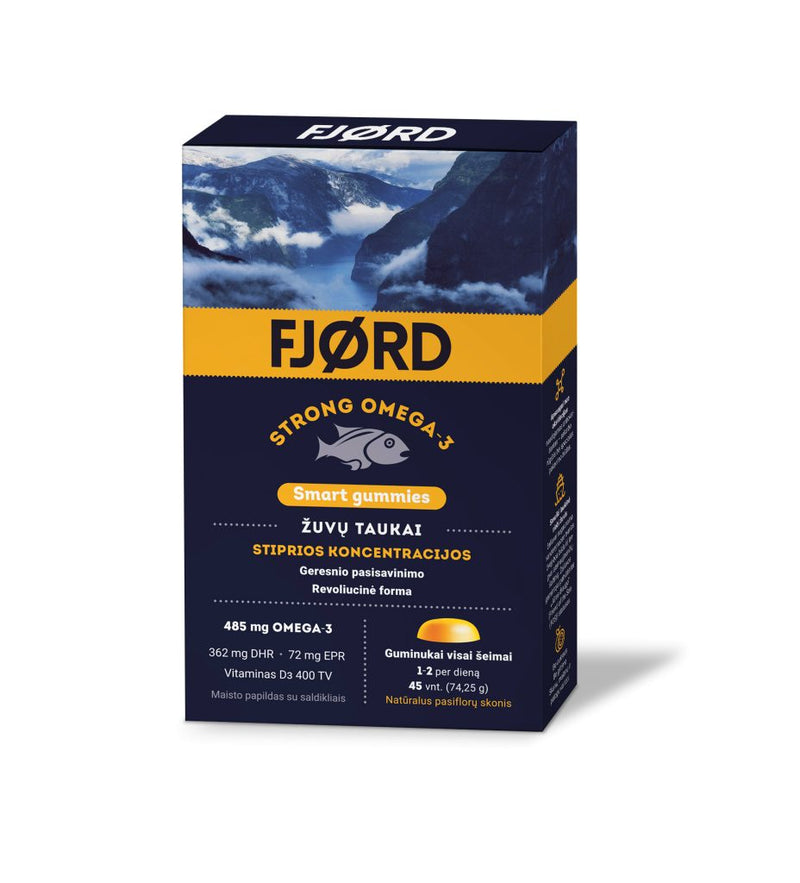 FJORD STRONG OMEGA-3 Smart Gummies N45, nuotrauka Nr. 1