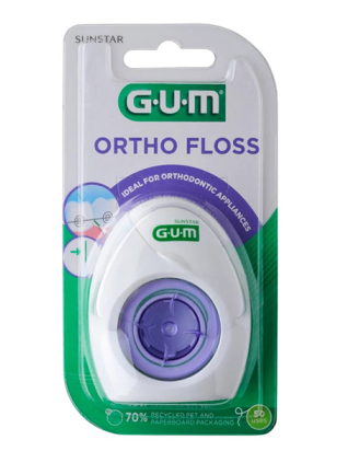 GUM Tarpdančių siūlas ortodontinis ORTHO N50, nuotrauka Nr. 1