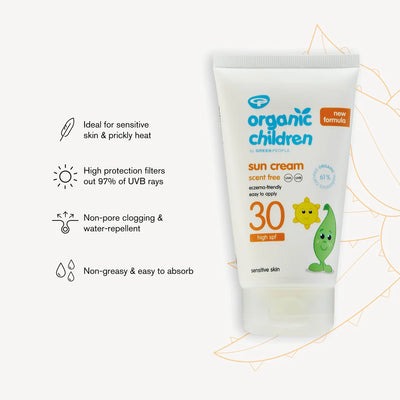 GREEN PEOPLE apsauginis losjonas nuo saulės vaikams SPF30, 150 ml