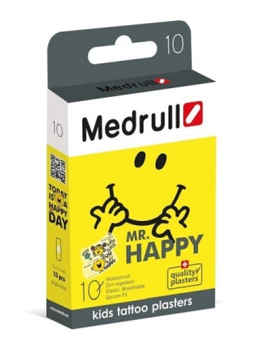 Medrull pleistras Mr. Happy vaikiškas, N10
