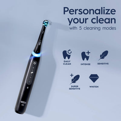 Oral-B iO 5 elektrinis dantų šepetėlis Matt Black