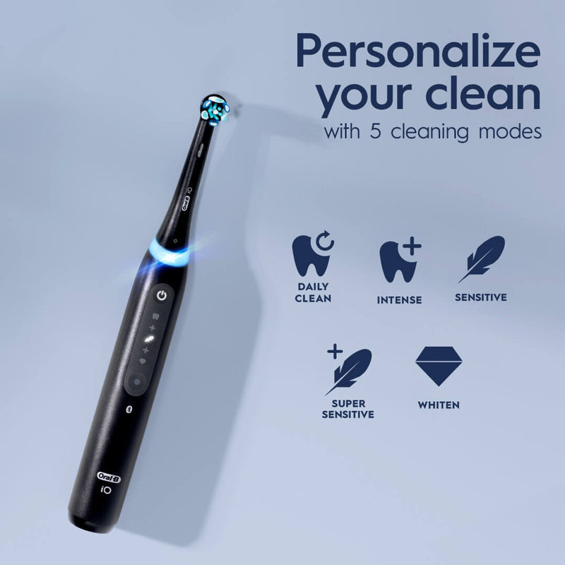 Oral-B iO 5 elektrinis dantų šepetėlis Matt Black, nuotrauka Nr. 4