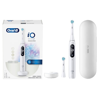 Oral-B iO 7 elektrinis dantų šepetėlis baltas