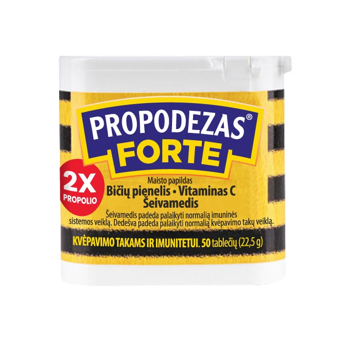 Propodezas FORTE tabletės N50, nuotrauka Nr. 1