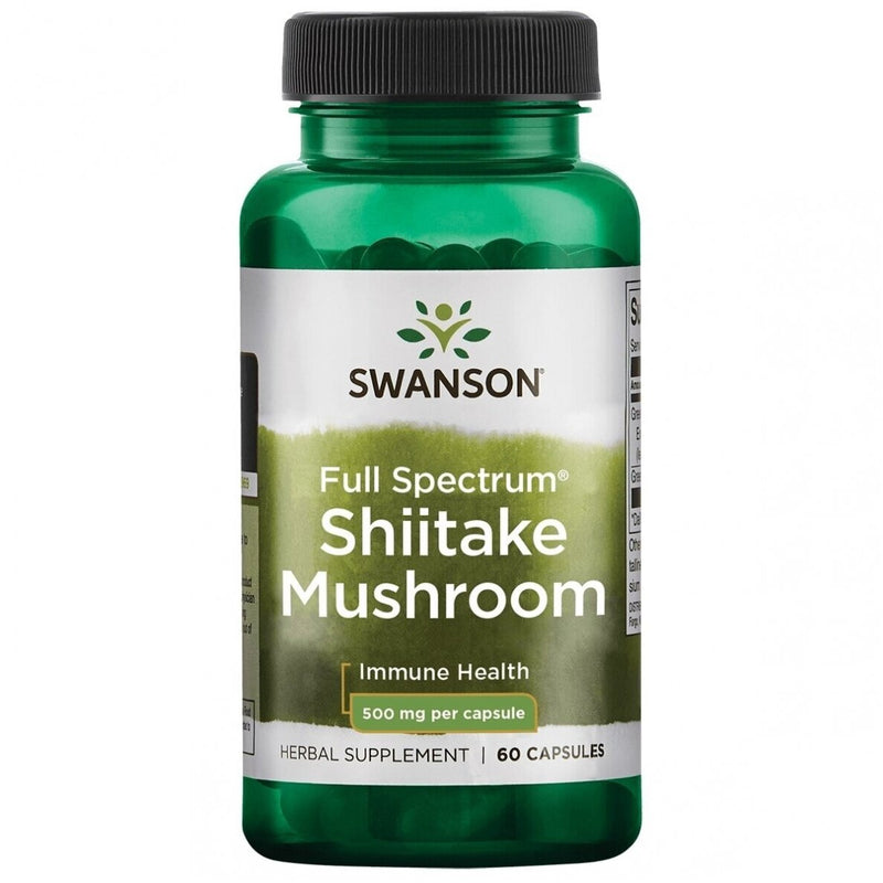 SWANSON Shiitake Mushroom kapsulės N60, nuotrauka Nr. 1