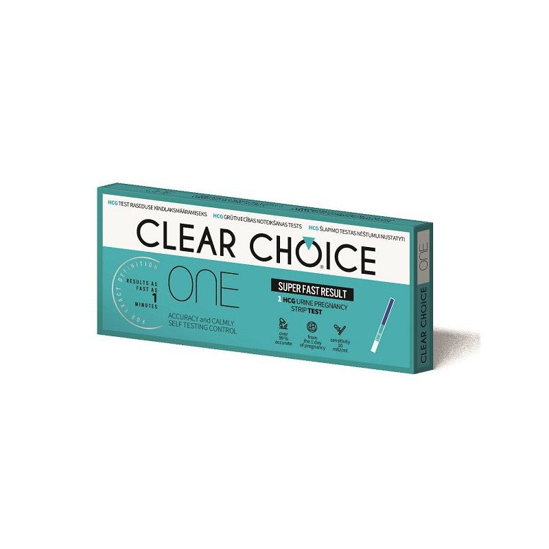 Clear Choice One nėštumo testas, juostelė N1, nuotrauka Nr. 1