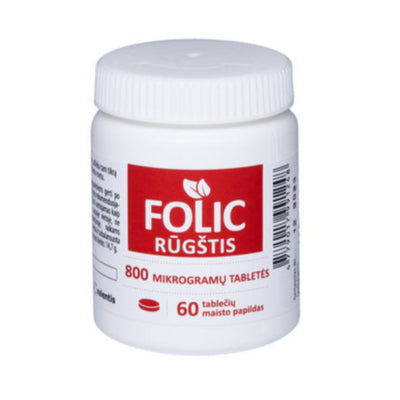 Folio rūgštis 800mcg tabletės N60