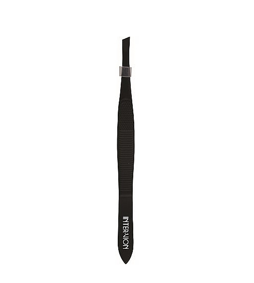 INTERVION pincetas juodas, 9 cm, nuotrauka Nr. 1
