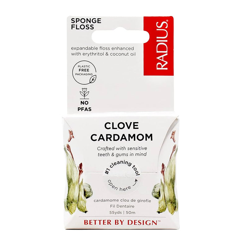 RADIUS dantų siūlas ORGANIC CLOVE CARDAMON, 50m, nuotrauka Nr. 1
