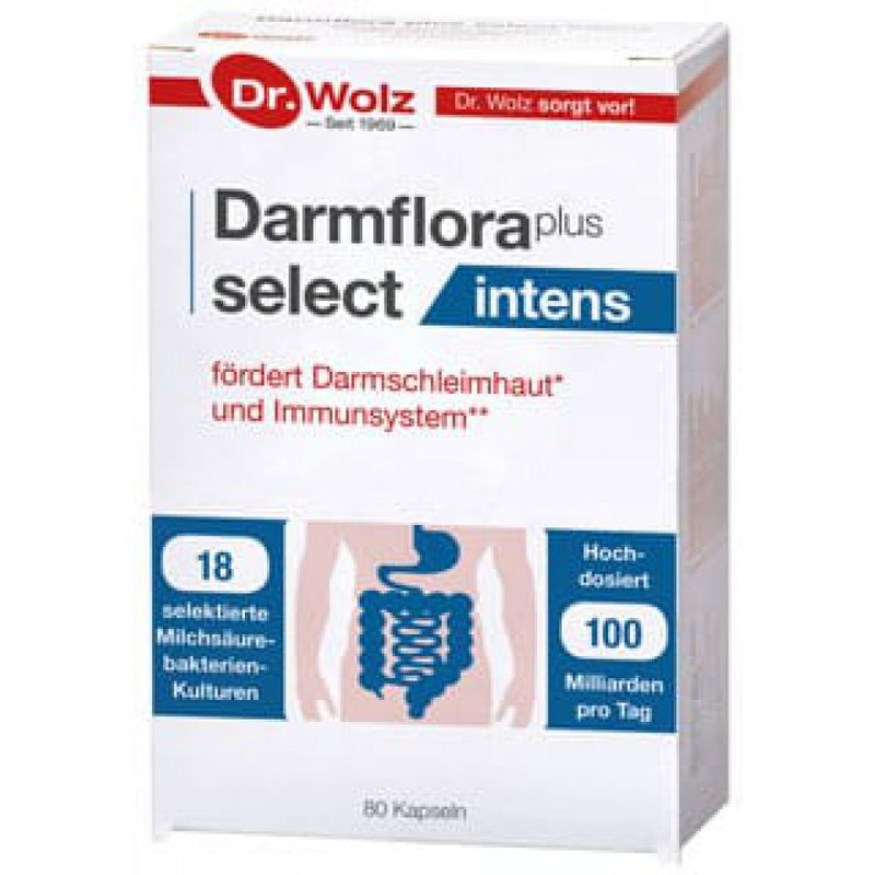 DR.WOLZ Darmflora Plus Select Intens, kapsulės N80