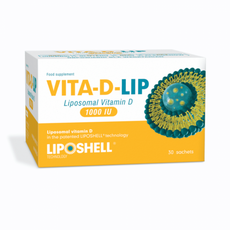 VITA-D-LIP 1000 IU liposominis vitaminas D, paketėliai N30