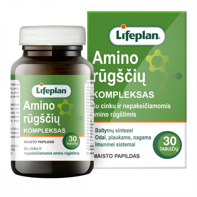 LIFEPLAN Amino rūgščių kompleksas su cinku, tabletės N30