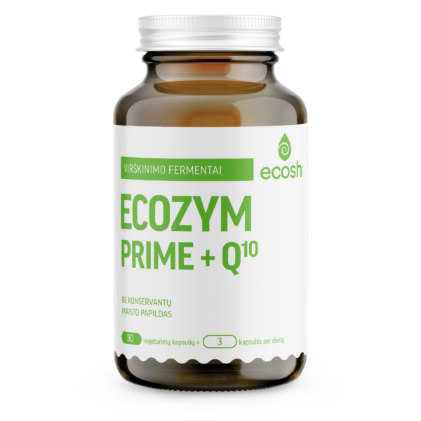 ECOSH Ecozym Prime + kofermentas Q10, kapsulės N90