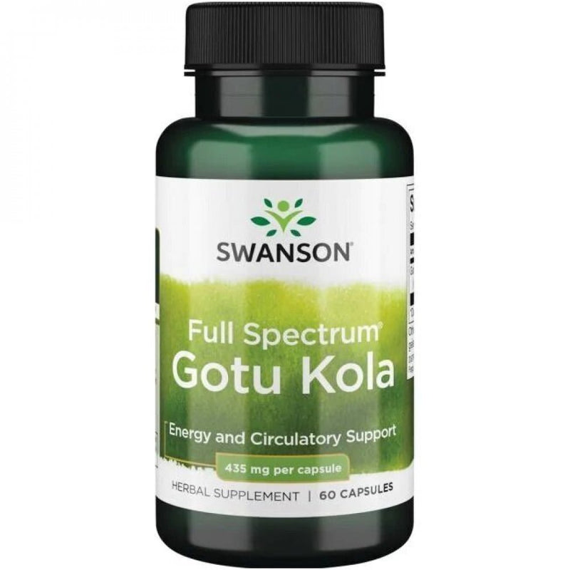 SWANSON Gotu Kola (Azijinė centelė) 435 mg, kapsulės N60