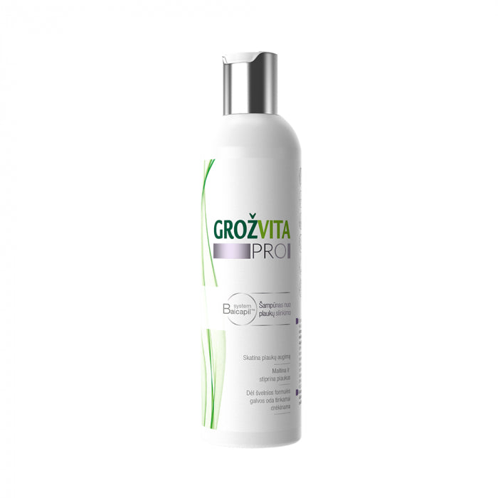 GROŽVITA šampūnas nuo plaukų slinkimo 200 ml