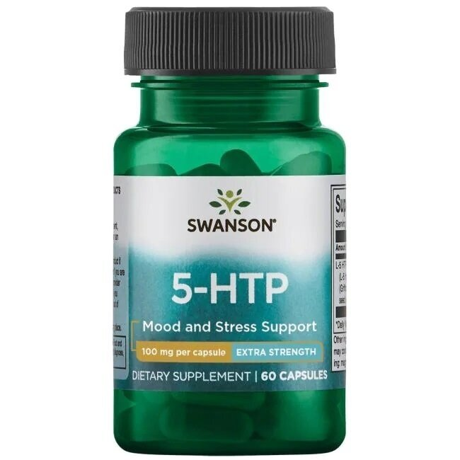 SWANSON 5-HTP (hidroksitriptofanas) 100 mg, kapsulės N60