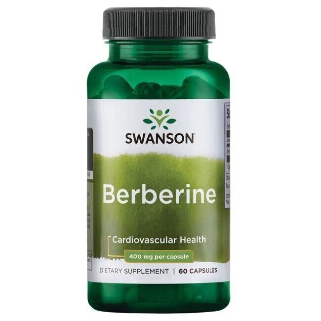 SWANSON Berberinas (natūralus) 400 mg, kapsulės N60