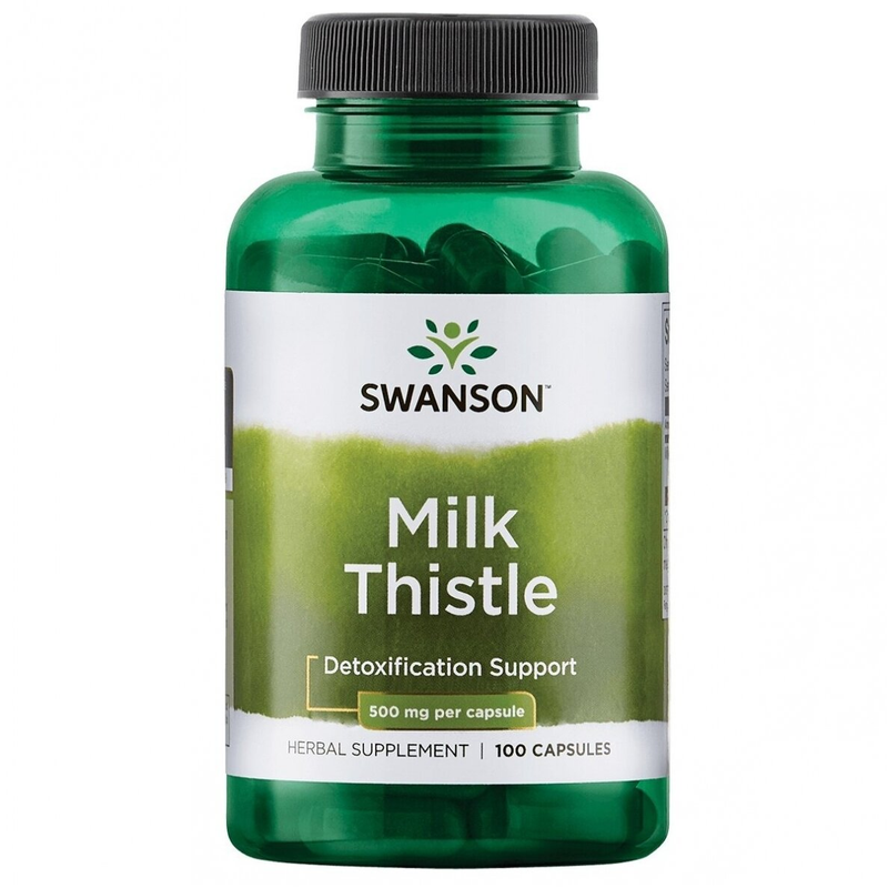 SWANSON Milk Thistle (Tikrasis margainis) 500 mg, kapsulės N100