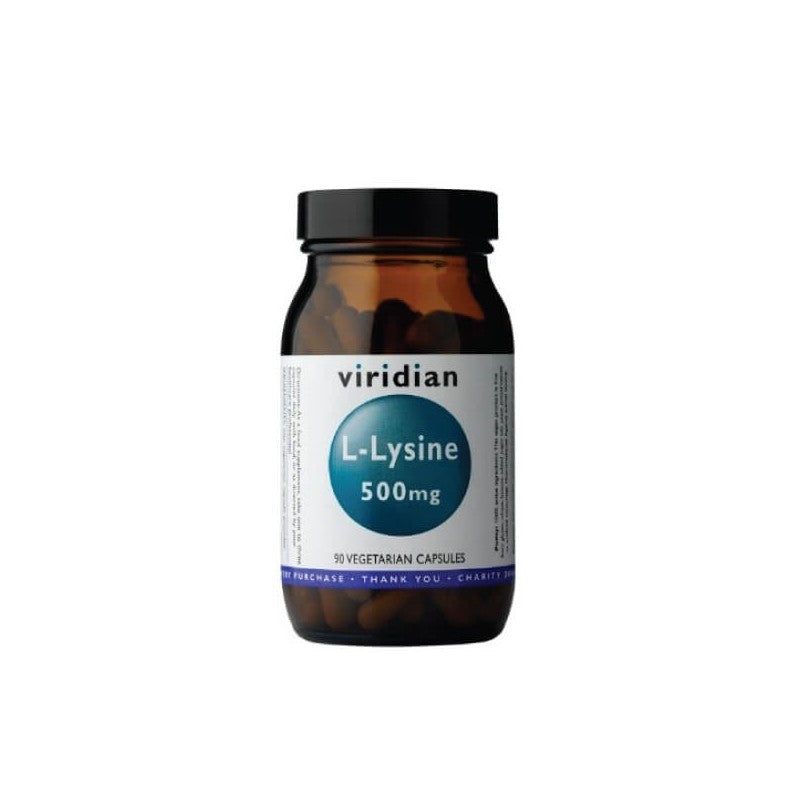 VIRIDIAN L - Lizinas 500 mg, kapsulės N90