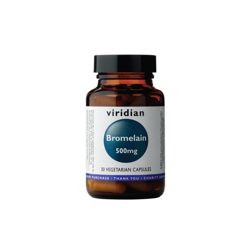 VIRIDIAN Bromelainas 500 mg „Bromelain“, kapsulės N90