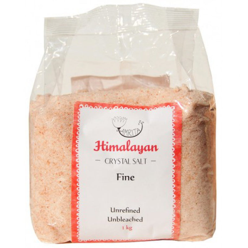 Smulki Himalajų rožinės druskos nerafinotą 1kg.