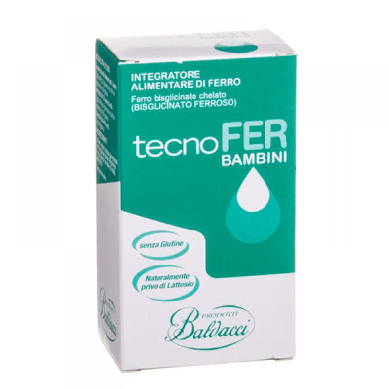 tecnoFER BAMBINI lašai vaikams (be gliuteno) 30ml